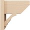 Ekena Millwork 7 1/2-in W x 12-in D x 12-in H Balboa Slat Rough Cedar Woodgrain TimberThane Outlooker, Primed Tan OUTUR075X12X12BOA24RCPR - alternate 3